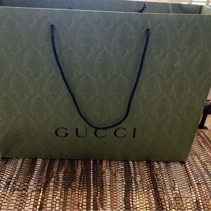 Gucci Olive Green XL Shopping Bag